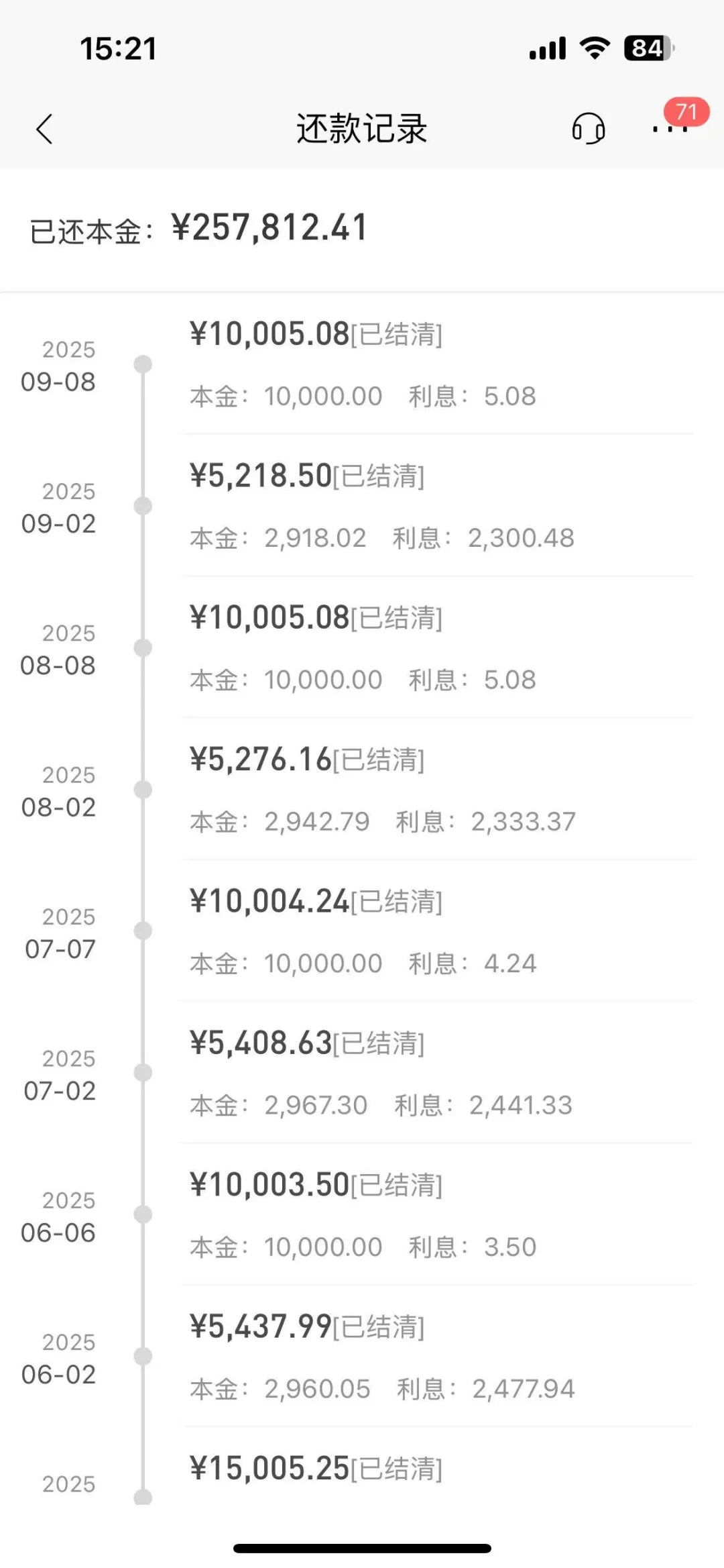 9月份攒钱还房贷记录