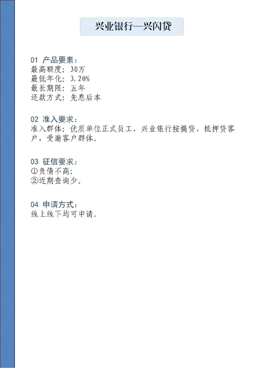 消费贷对比