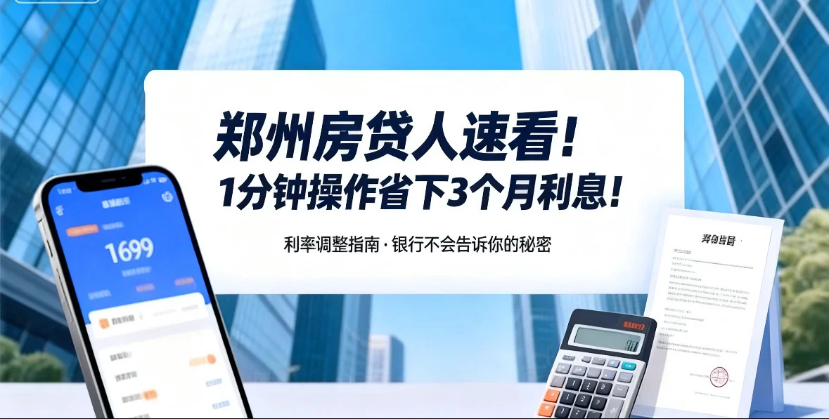 「银行闺蜜偷偷提醒的省钱的房贷操作！