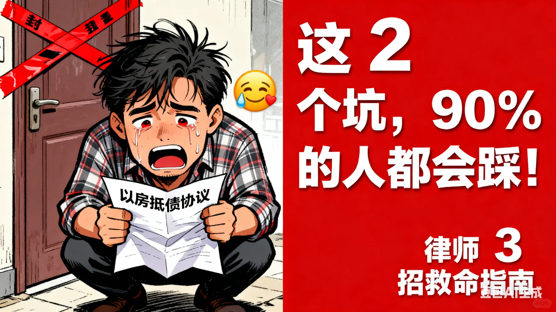 ⚠️以房抵债被查封？离婚背债？律师教你避