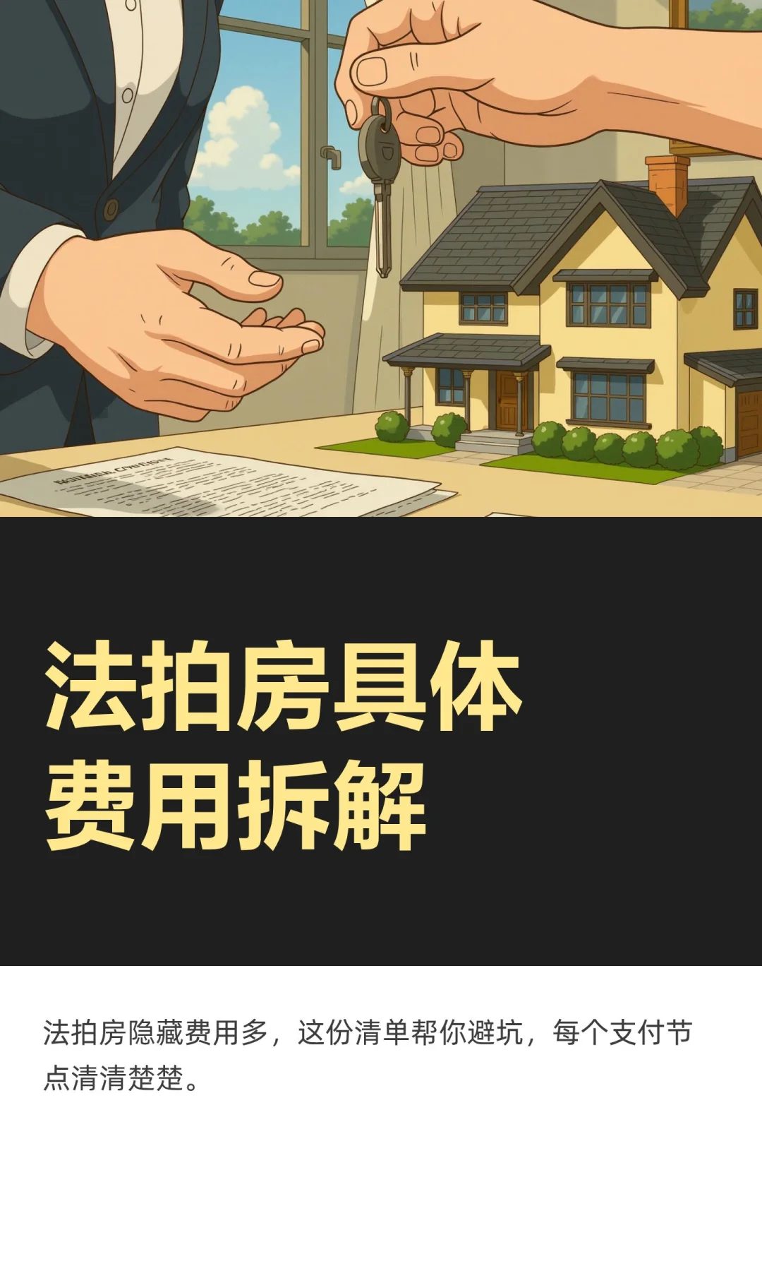 法拍房具体费用拆解