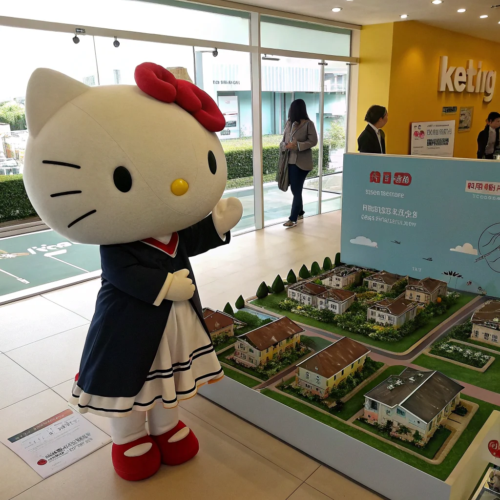 Hello Kitty头像 房产销售人员中介置业顾问