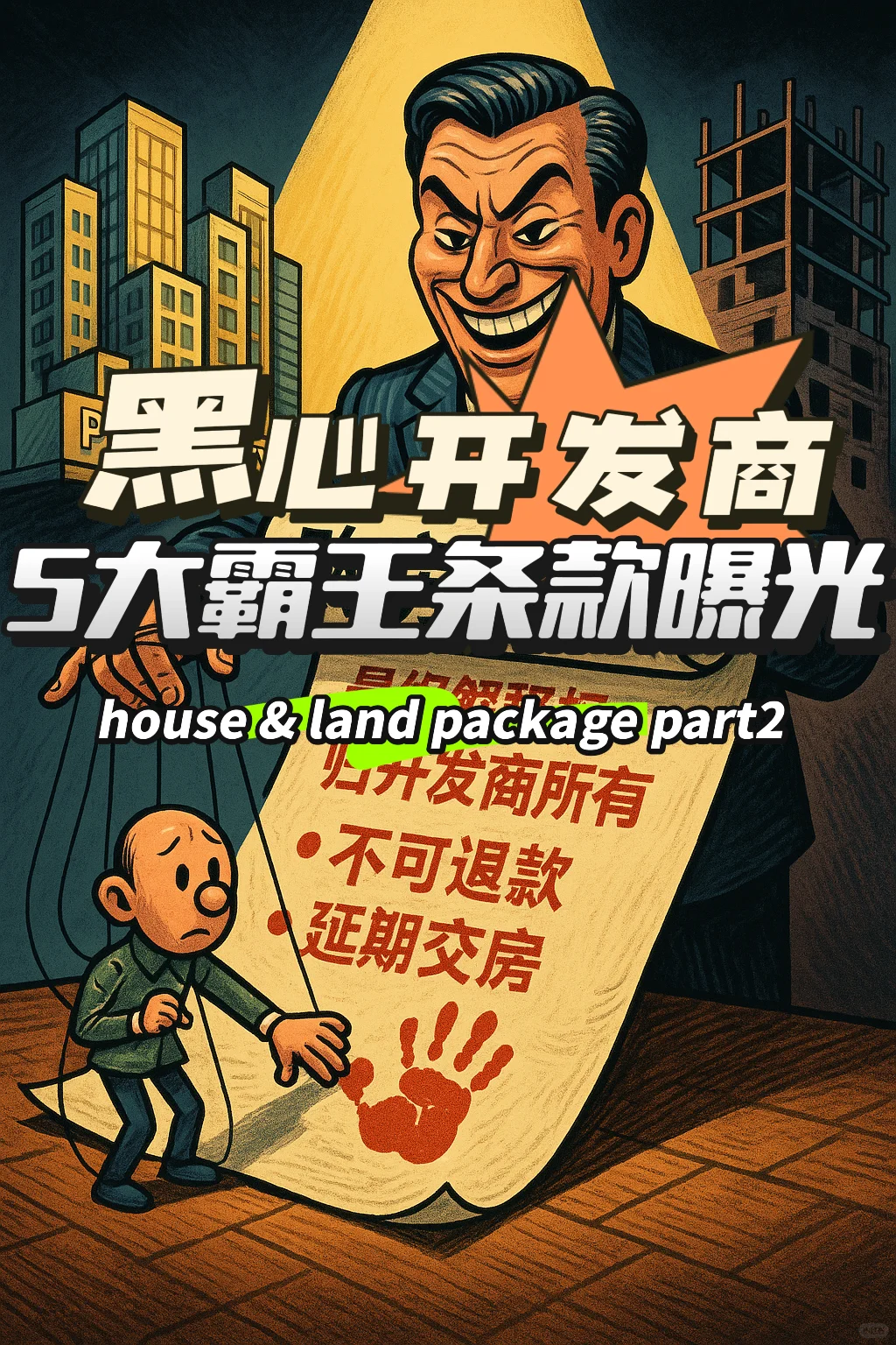 买地盖房，开发商霸王条款有多坑？💰💔