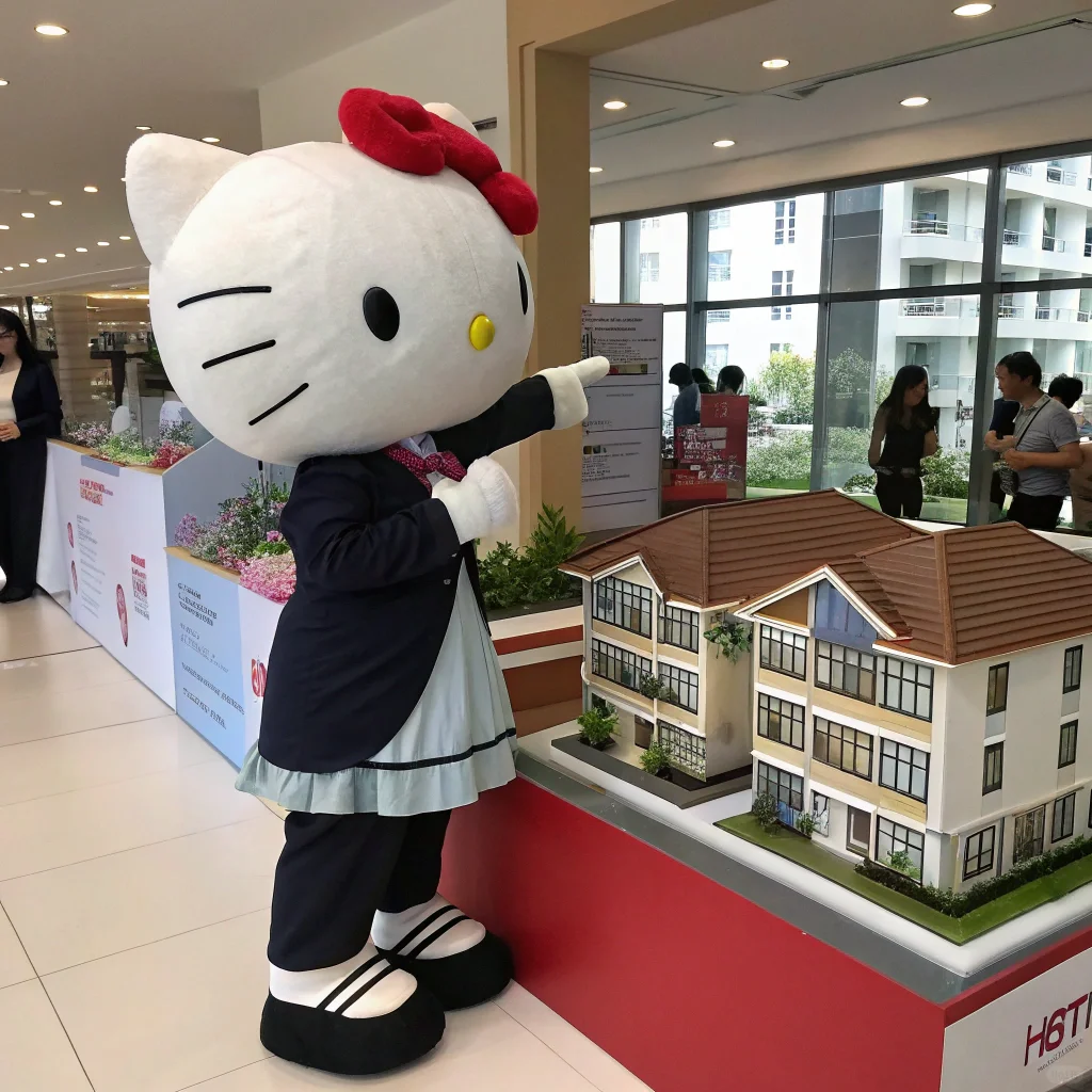 Hello Kitty头像 房产销售人员中介置业顾问