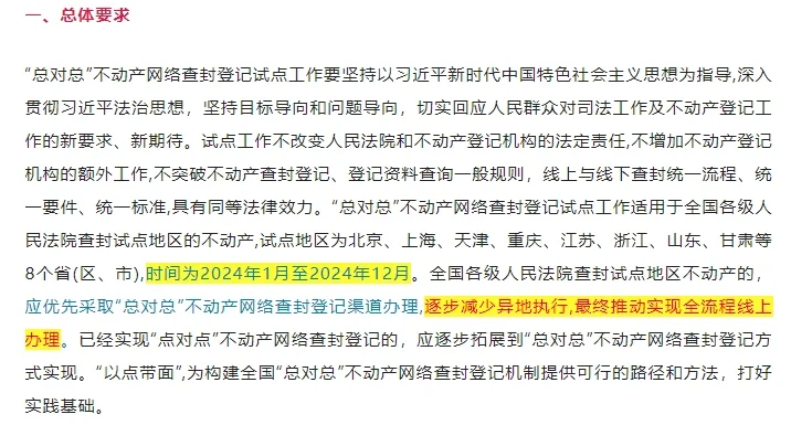 法〔2024〕32号！最高院发布不动产网络查封