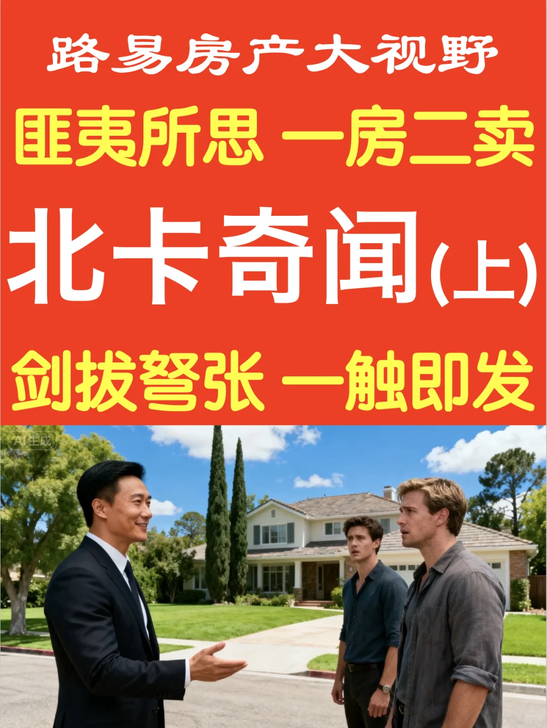 北卡奇闻（上）开发商一房二卖，买家剑拔弩张