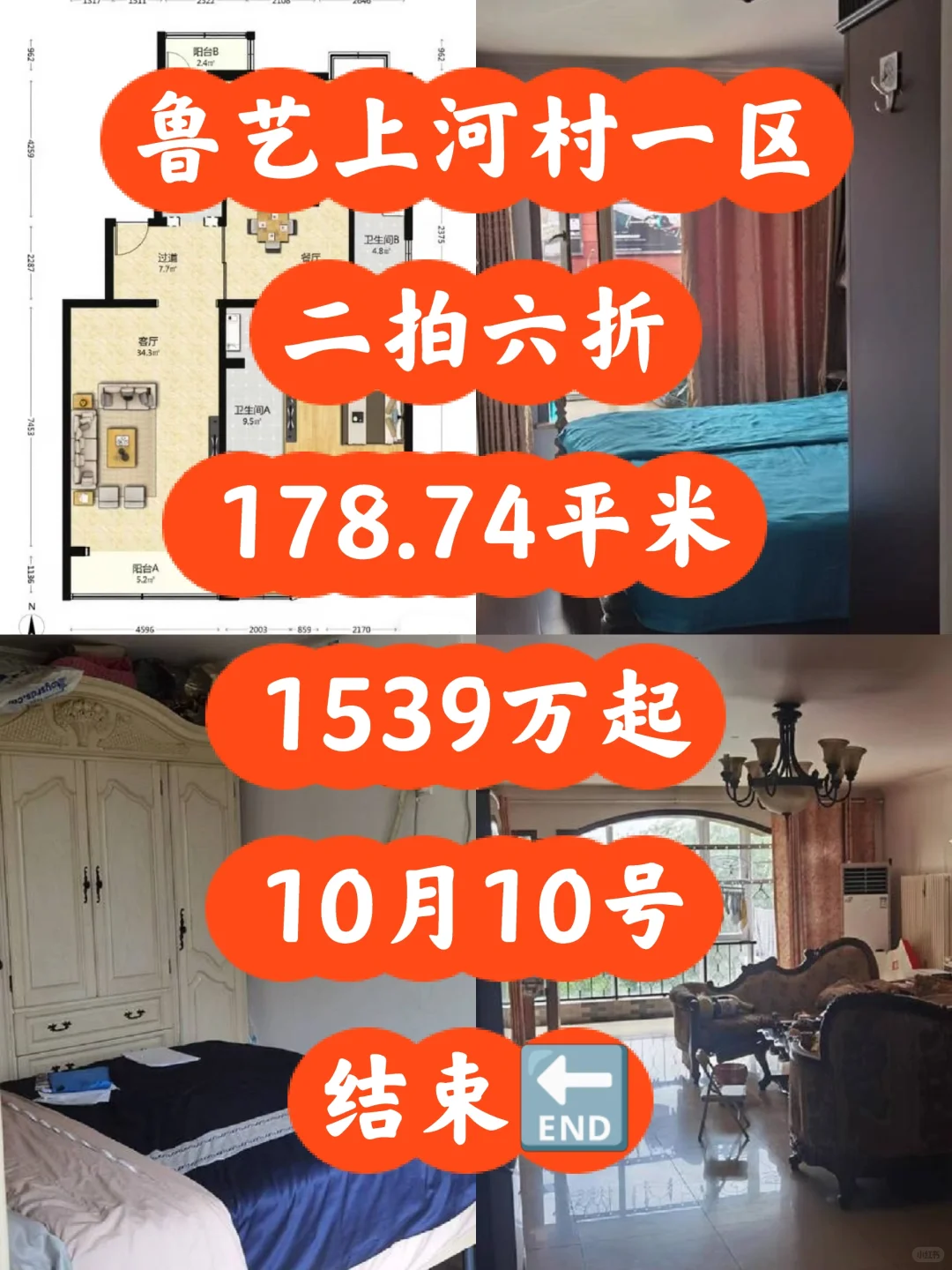 海淀世纪城捡漏！鲁艺上河村6折法拍房