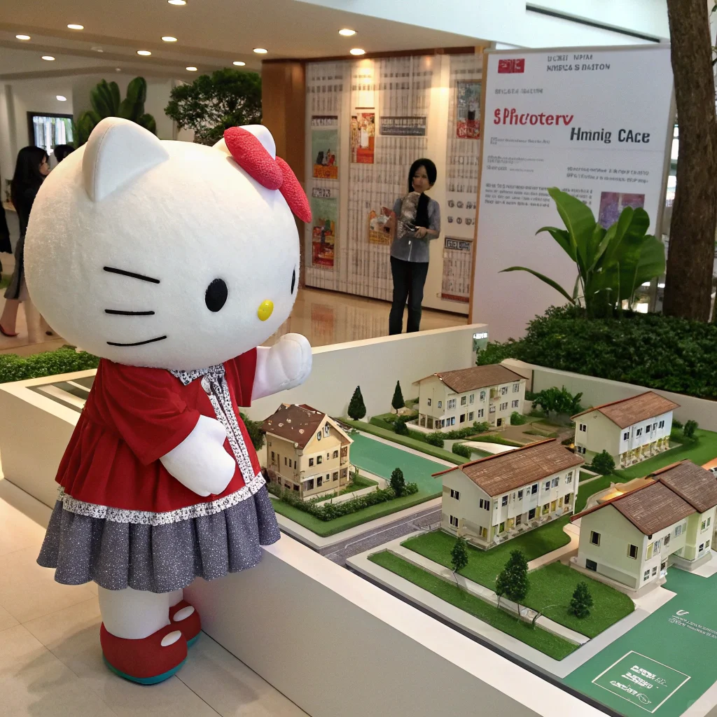 Hello Kitty头像 房产销售人员中介置业顾问