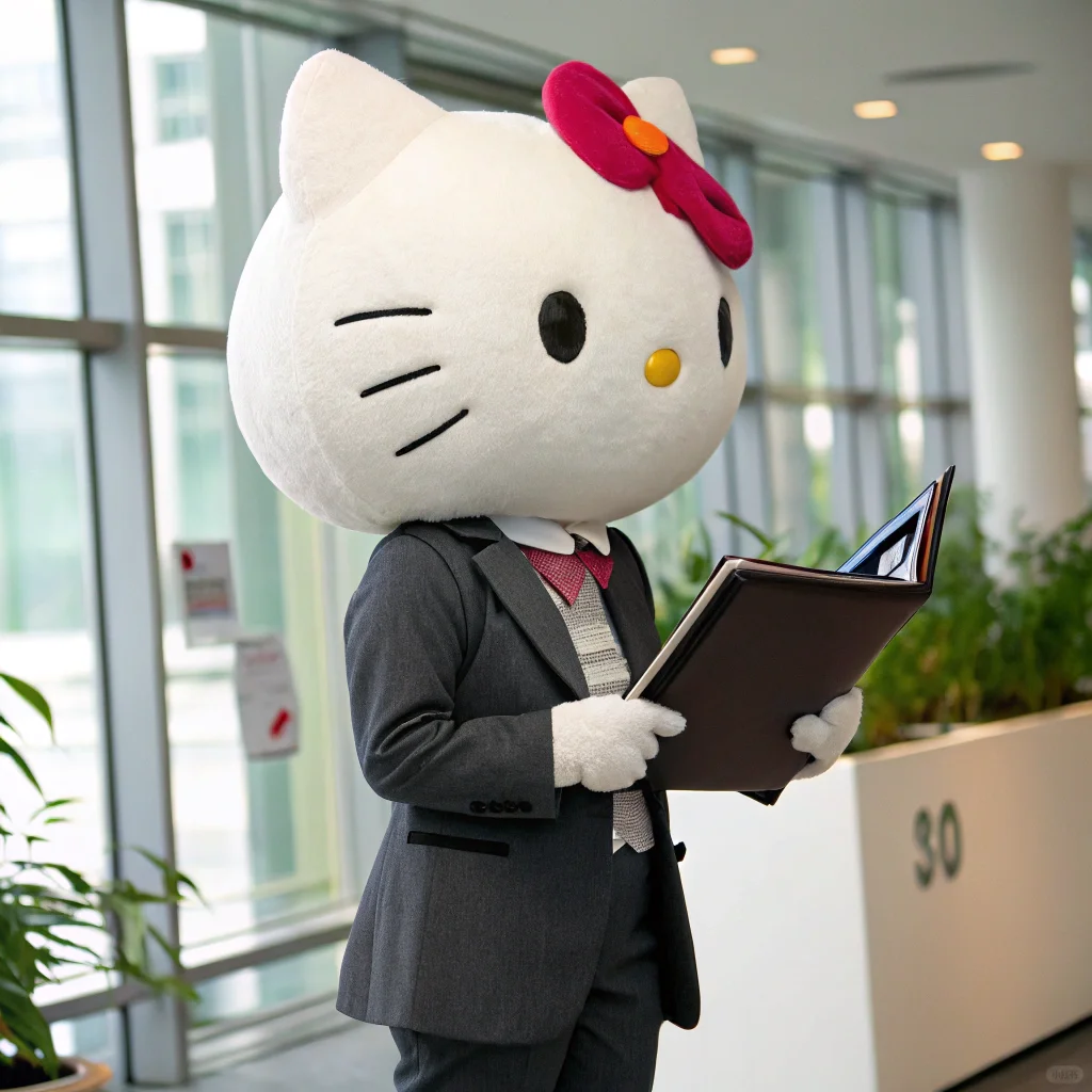 Hello Kitty头像 房产销售人员中介置业顾问
