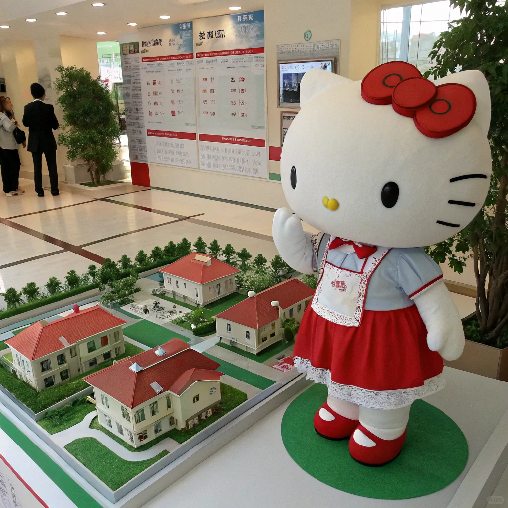 Hello Kitty头像 房产销售人员中介置业顾问