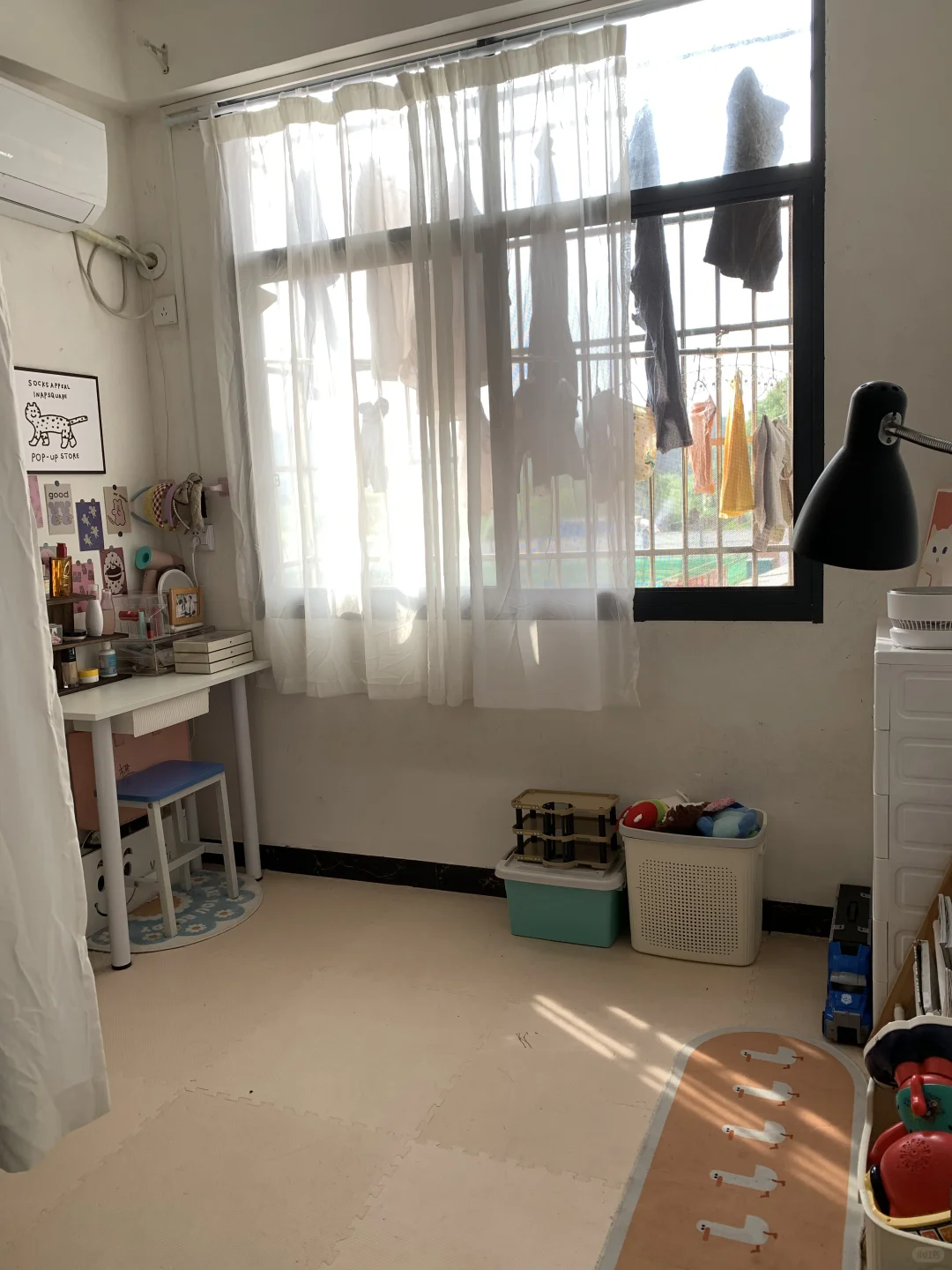 阳光充足，700一个月的出租屋越住越爱❤️