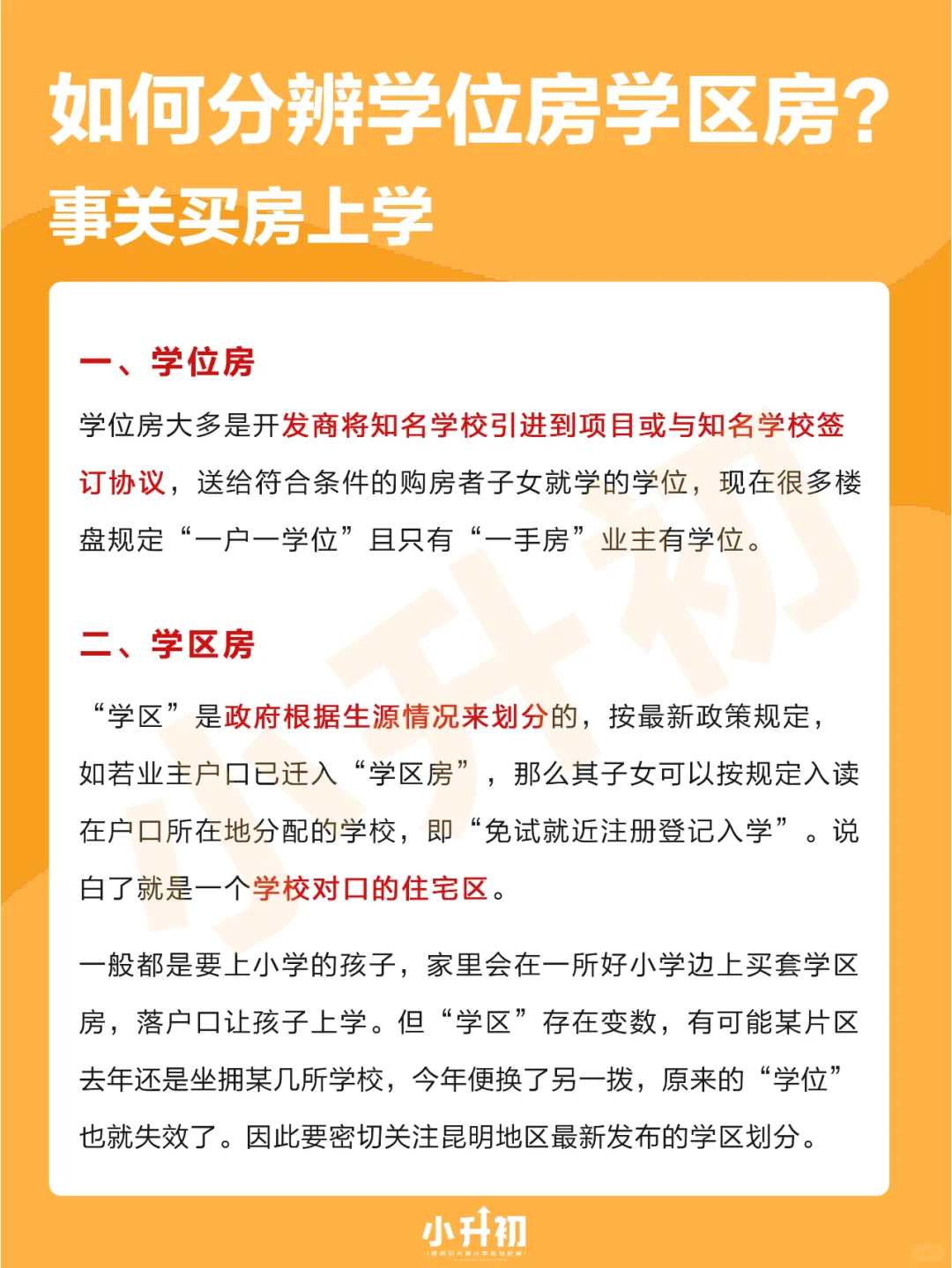 你分清楚学位房和学区房了吗❓