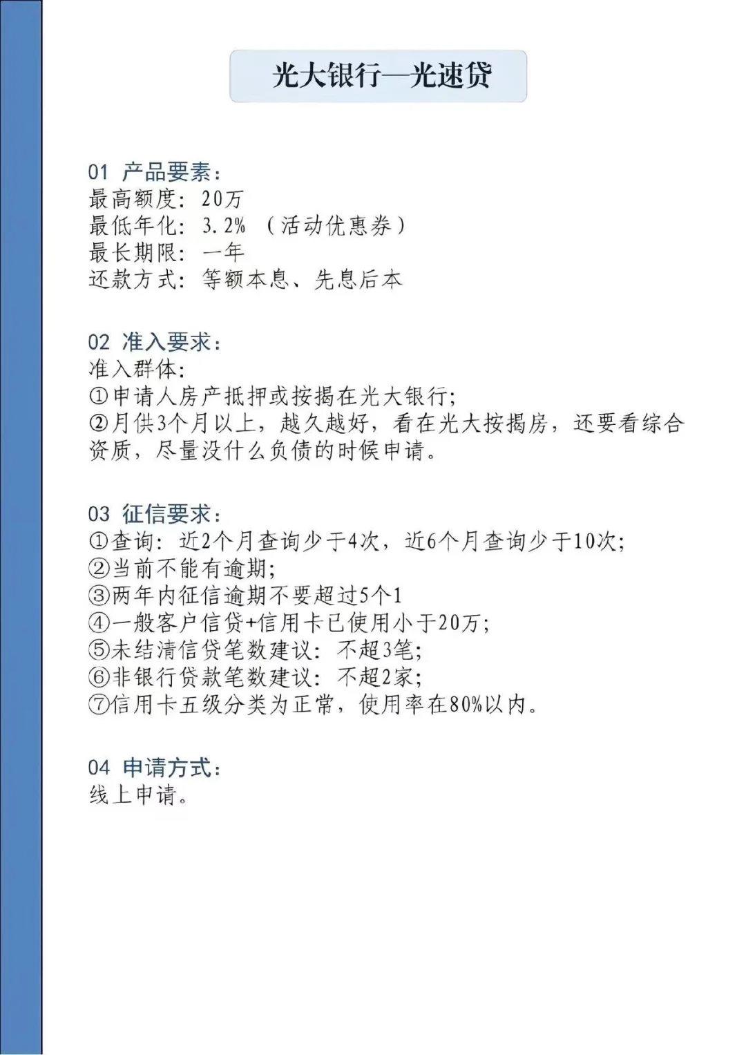 消费贷对比