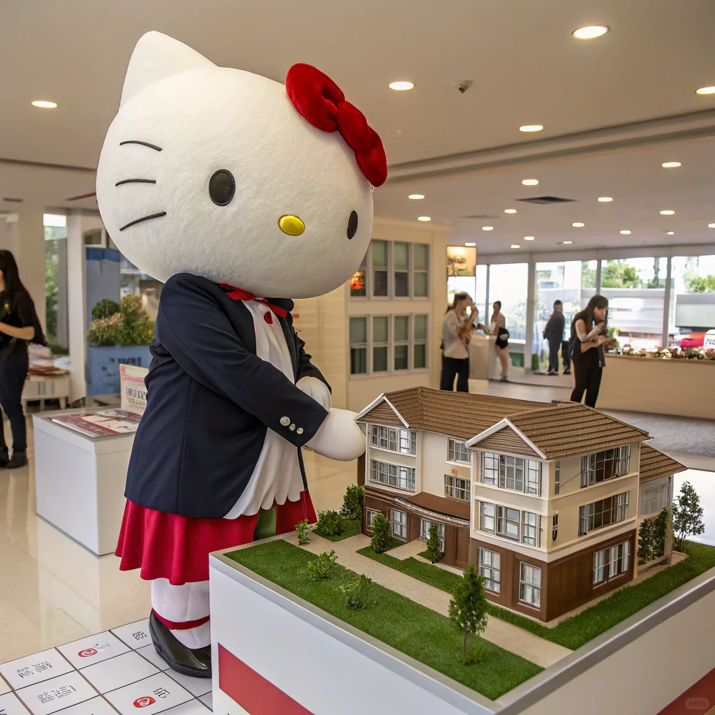 Hello Kitty头像 房产销售人员中介置业顾问