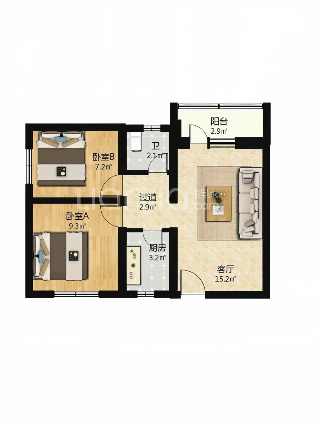 顺义刚需 | 116万，户型方正，业主急售