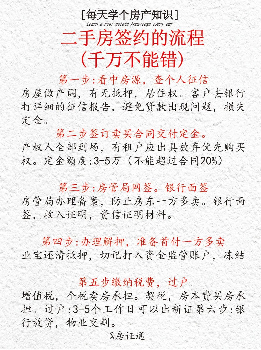 二手房交易全流程避坑指南｜新手必看干货！