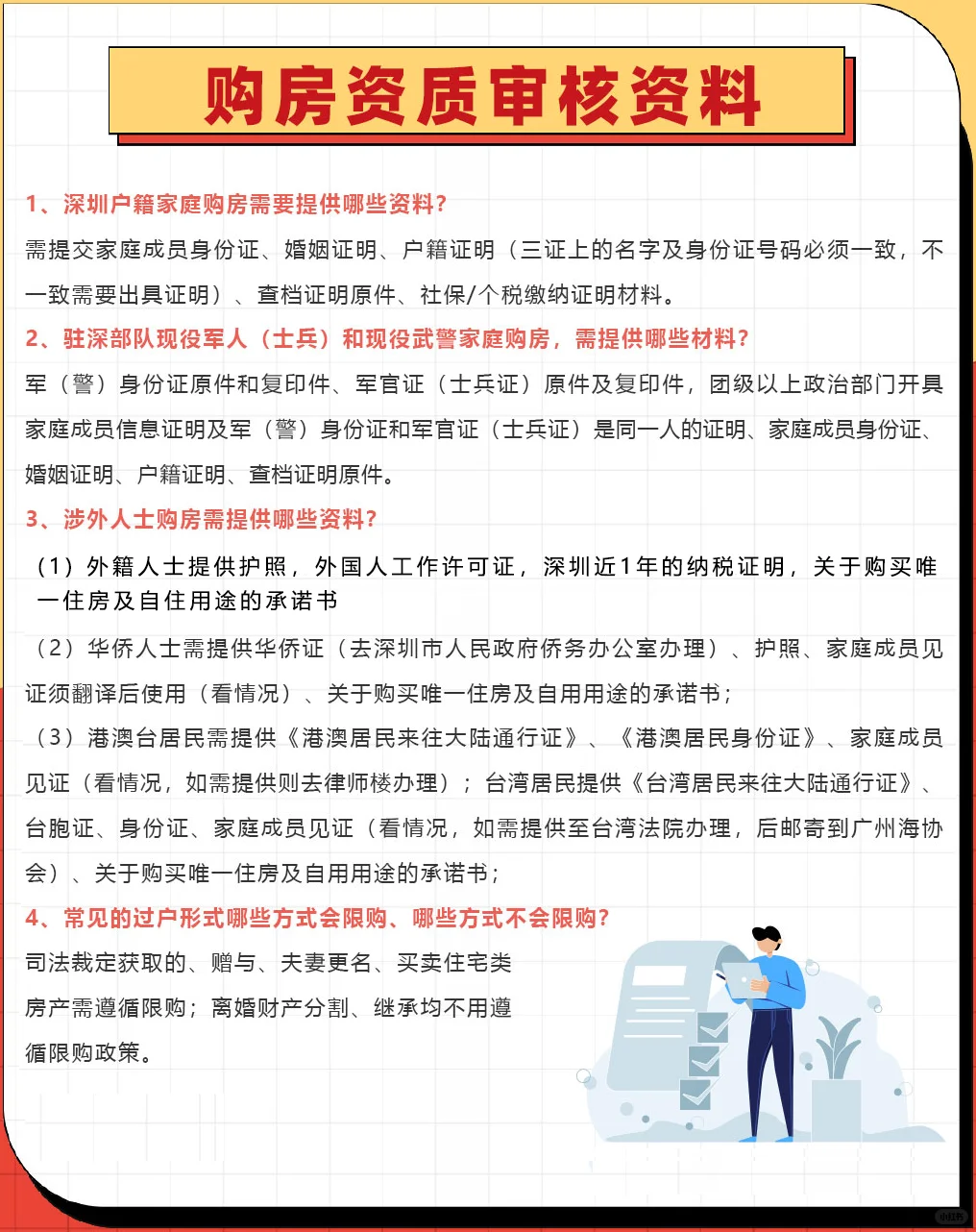 房普|深圳购房，资质审核资料有哪些？