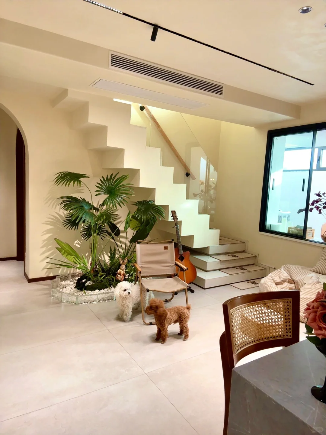 200㎡一楼下沉复式🏡真的真的不潮湿还有阳光