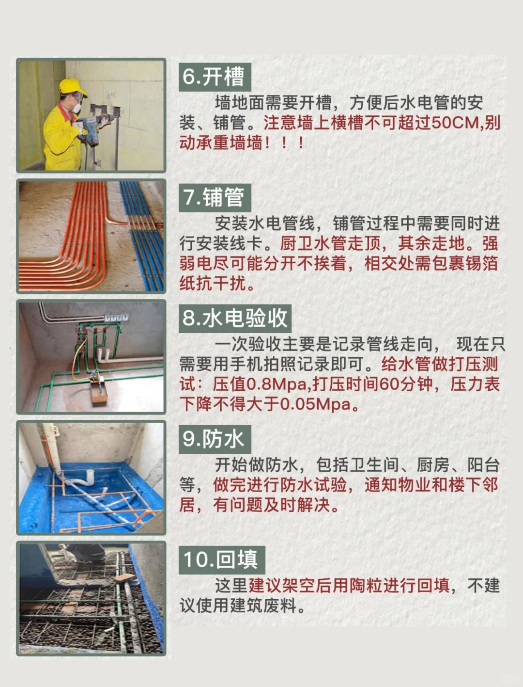 毛坯房装修全流程小白看完也能避坑不踩雷！