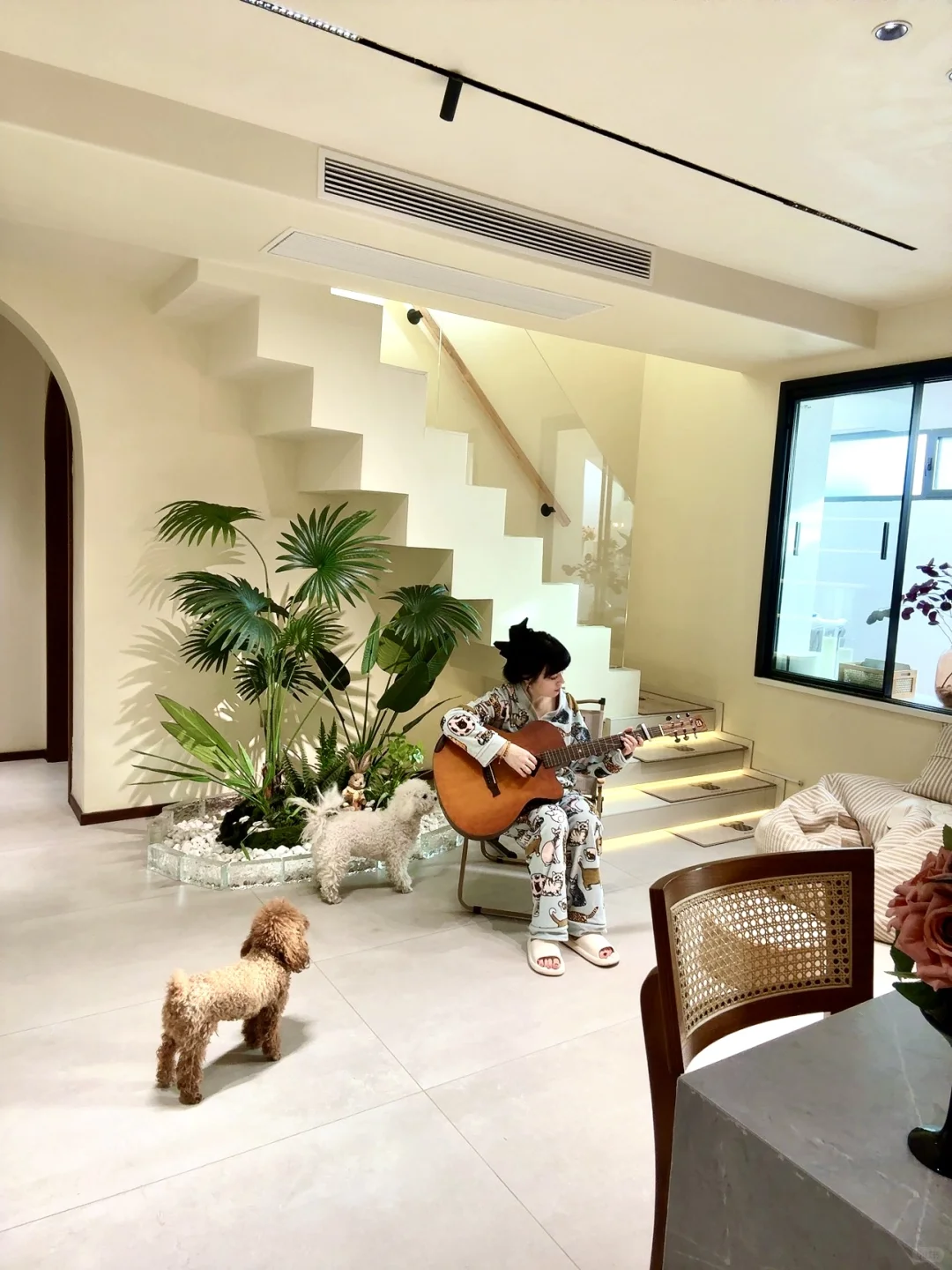 200㎡一楼下沉复式🏡真的真的不潮湿还有阳光