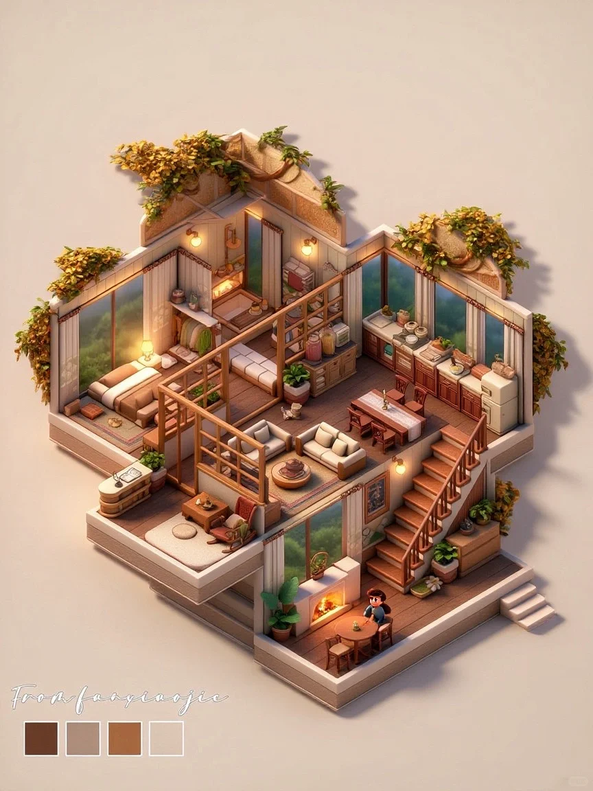 🍂秋日·复式小屋