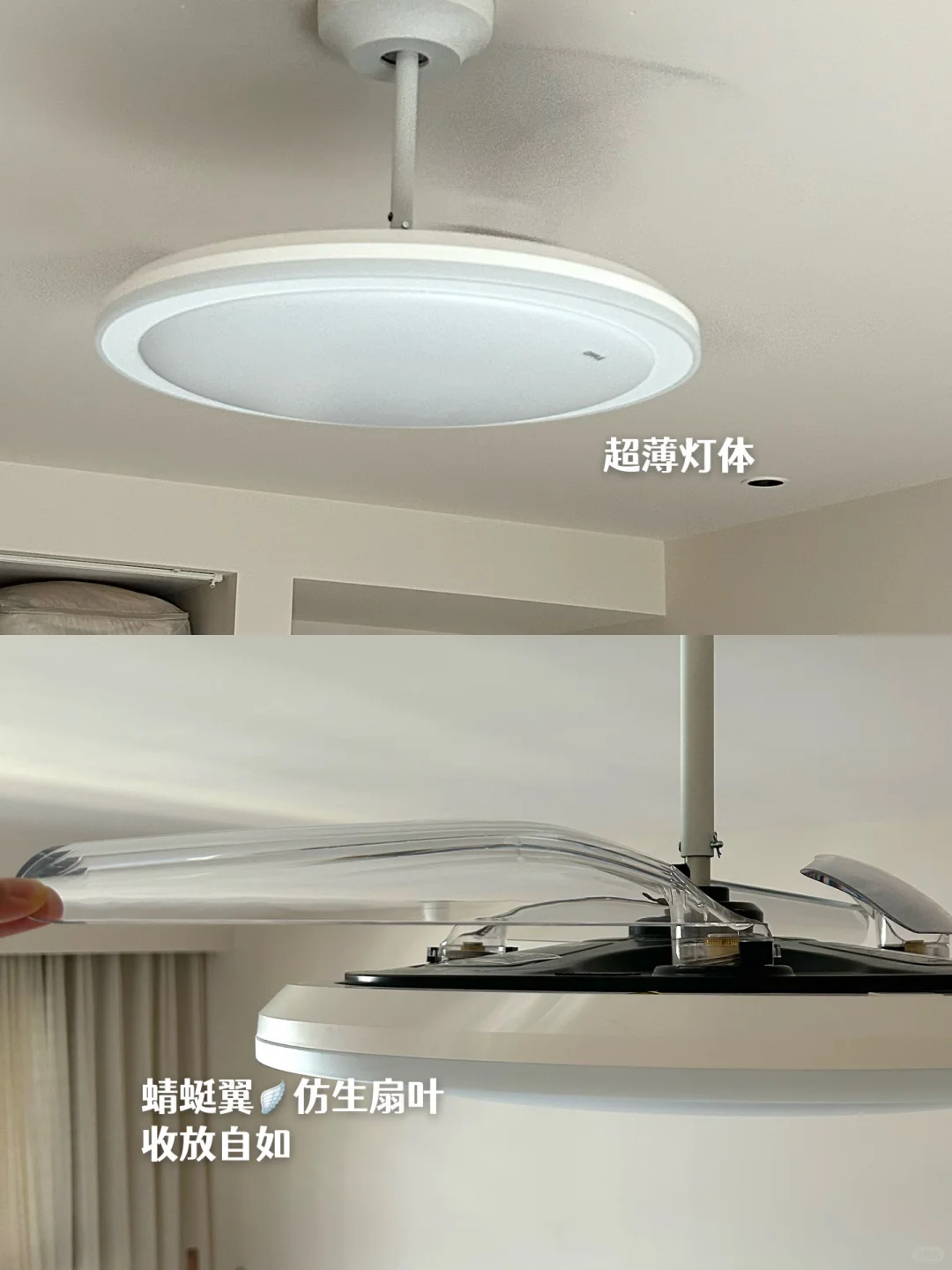我的15m²美貌卧室，终于装上了风扇灯𓂃゛