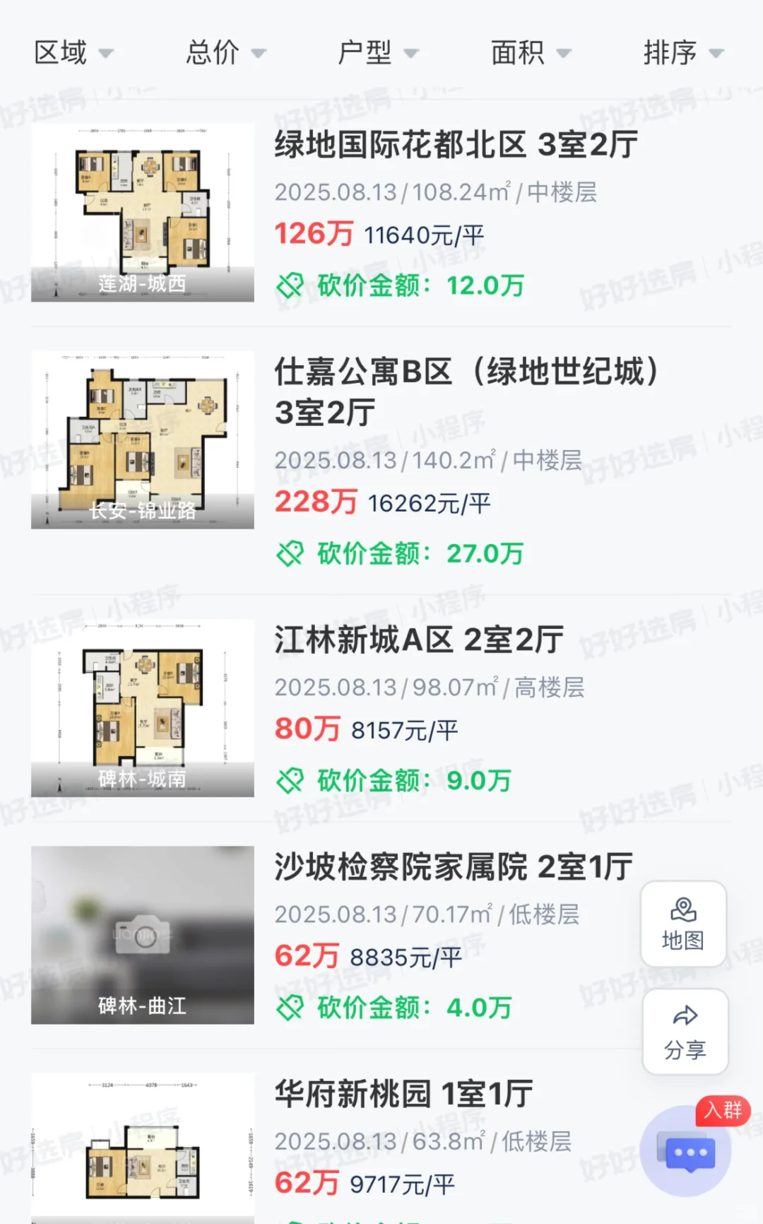 西安二手房成交价这是跌到哪年的入手价了？