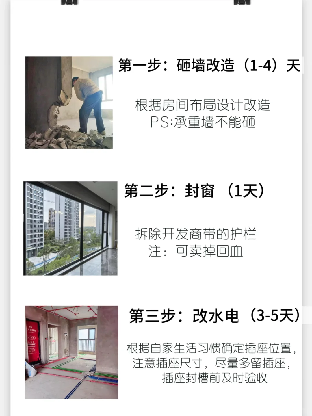 毛坯房自装流程～