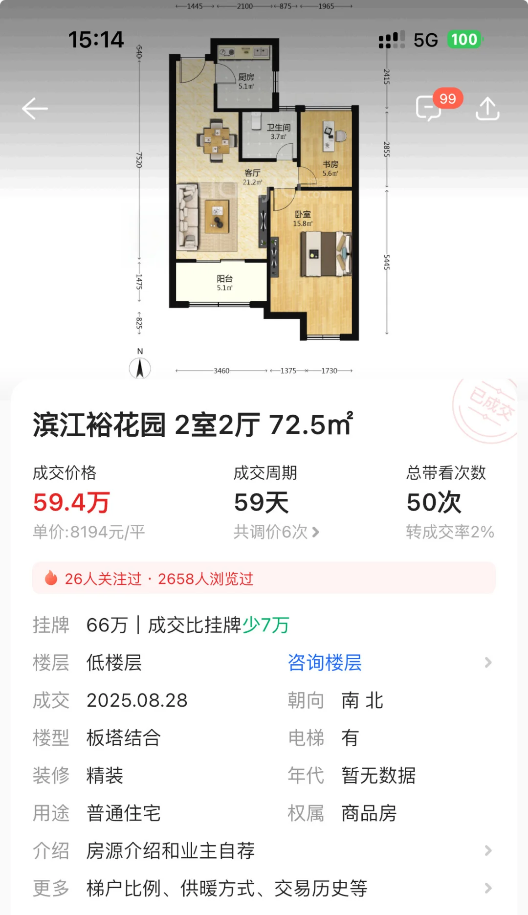 花桥的房价已经跌到八千一平了。