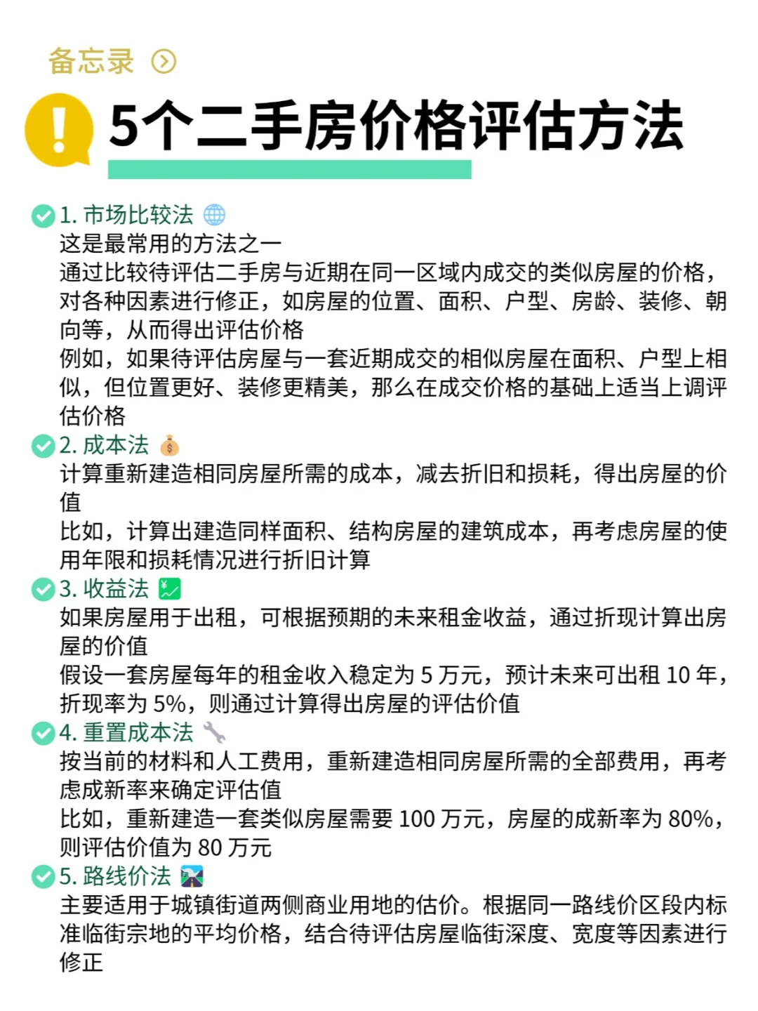 看中的二手房价是否虚高❓可按评估方法预测