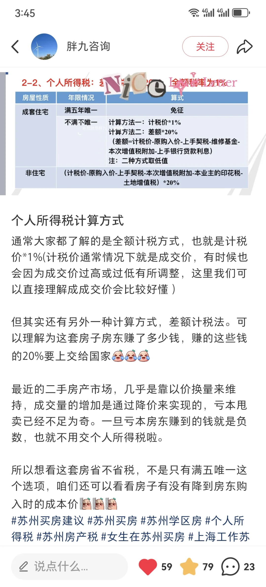 行情低迷房屋买卖可能免个税！选差额征税！