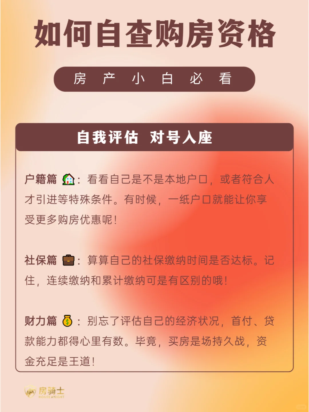 🏠购房小白必看！轻松三步，自查购房资格