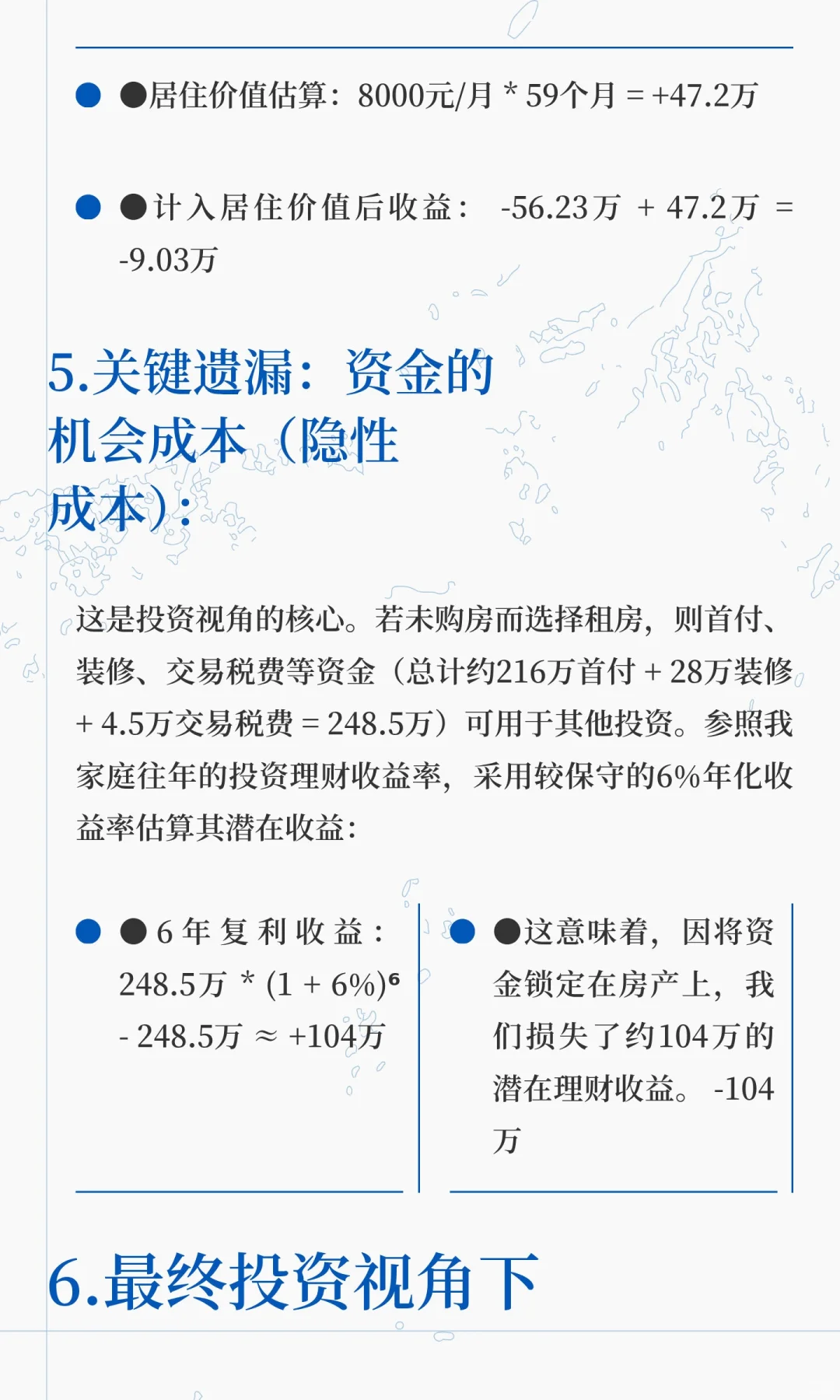 从投资的角度看，我在上海房产的真实盈亏