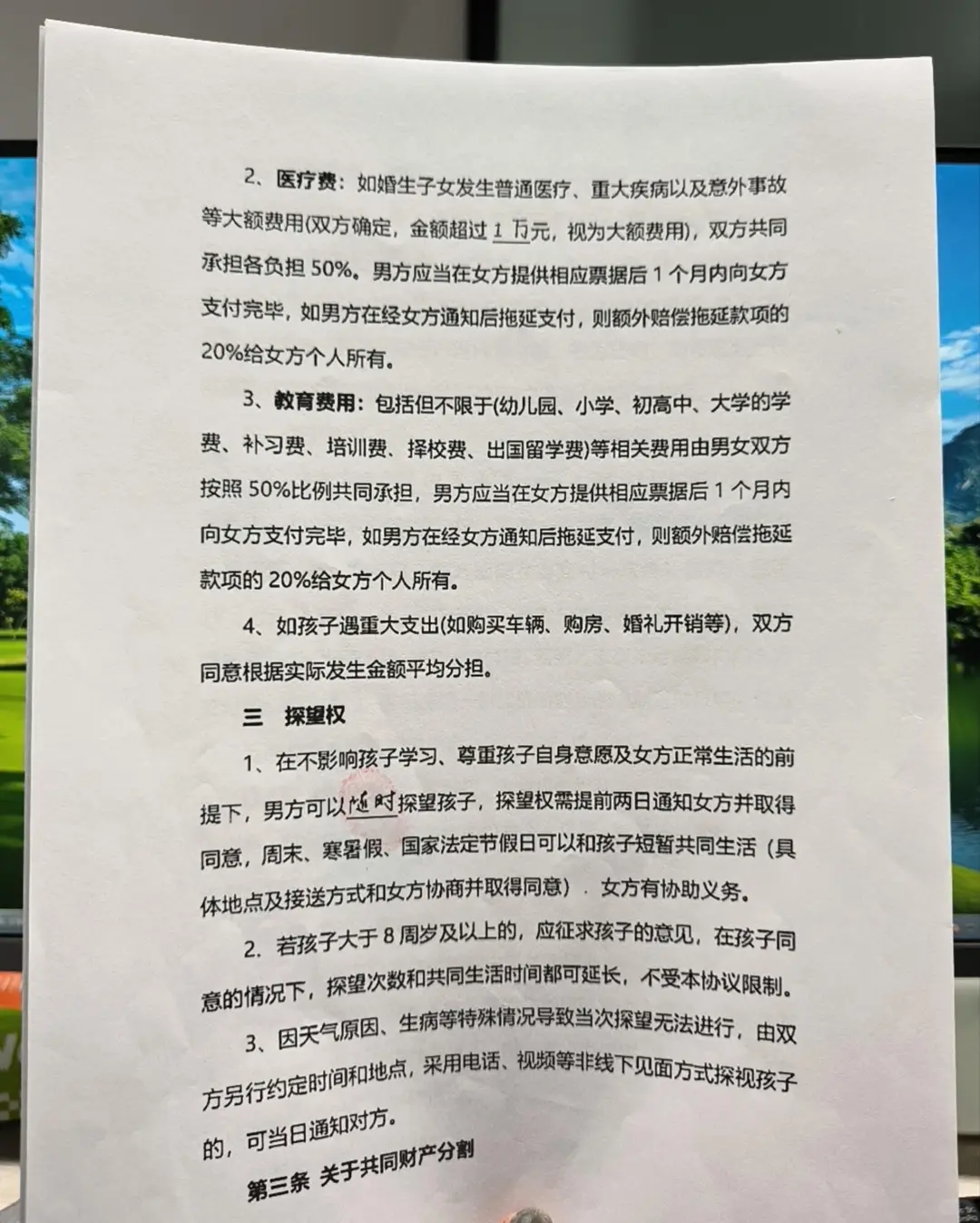 2025离婚协议书，这基本上是完美的版本了