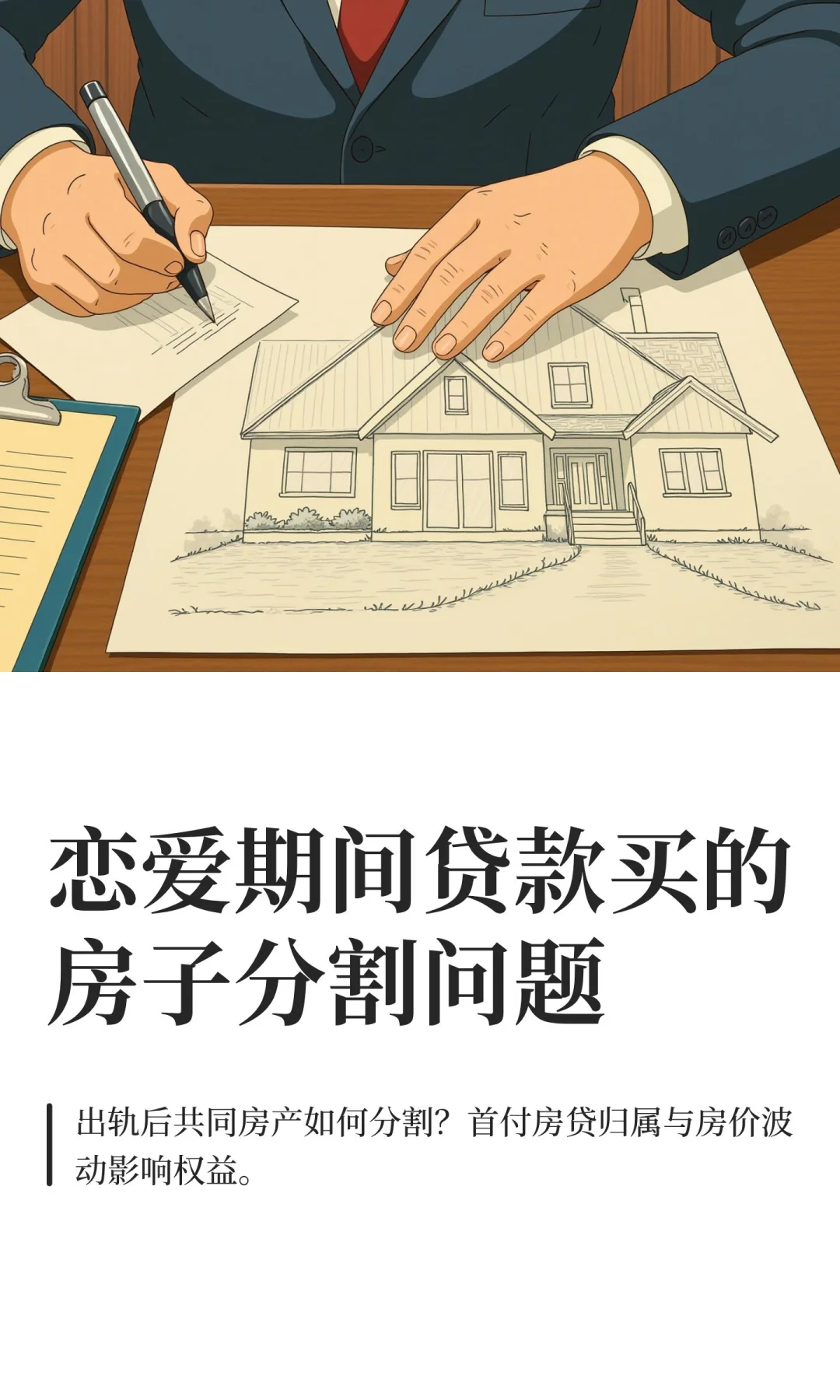 恋爱期间贷款买的房子分割问题