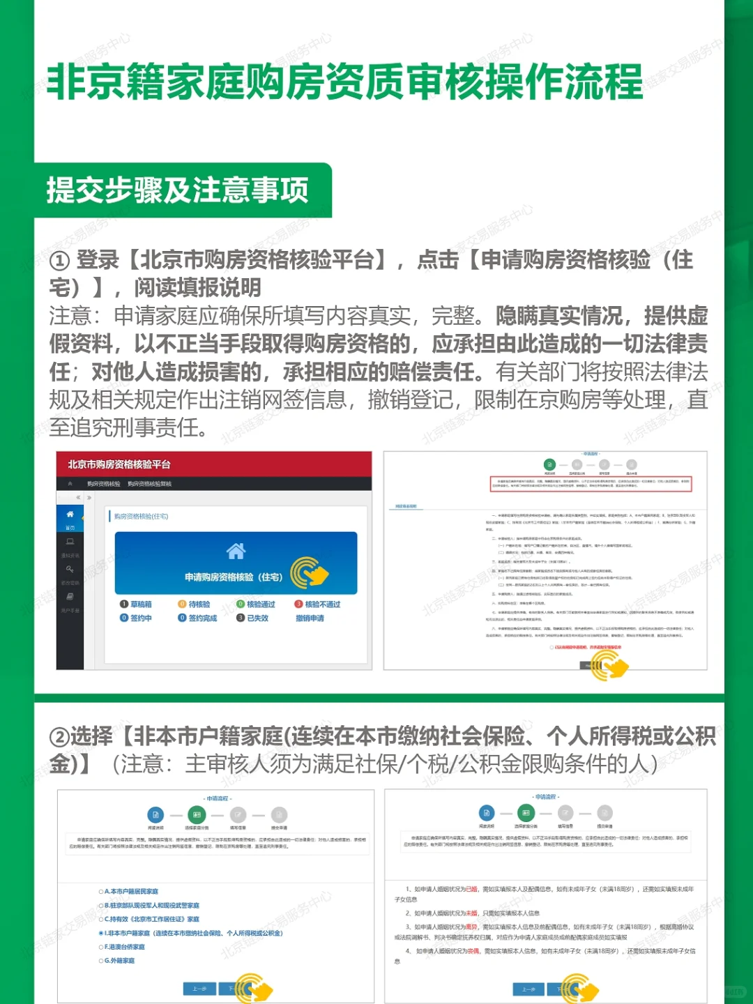 非京籍家庭购房资质审核？看这篇就够啦💯