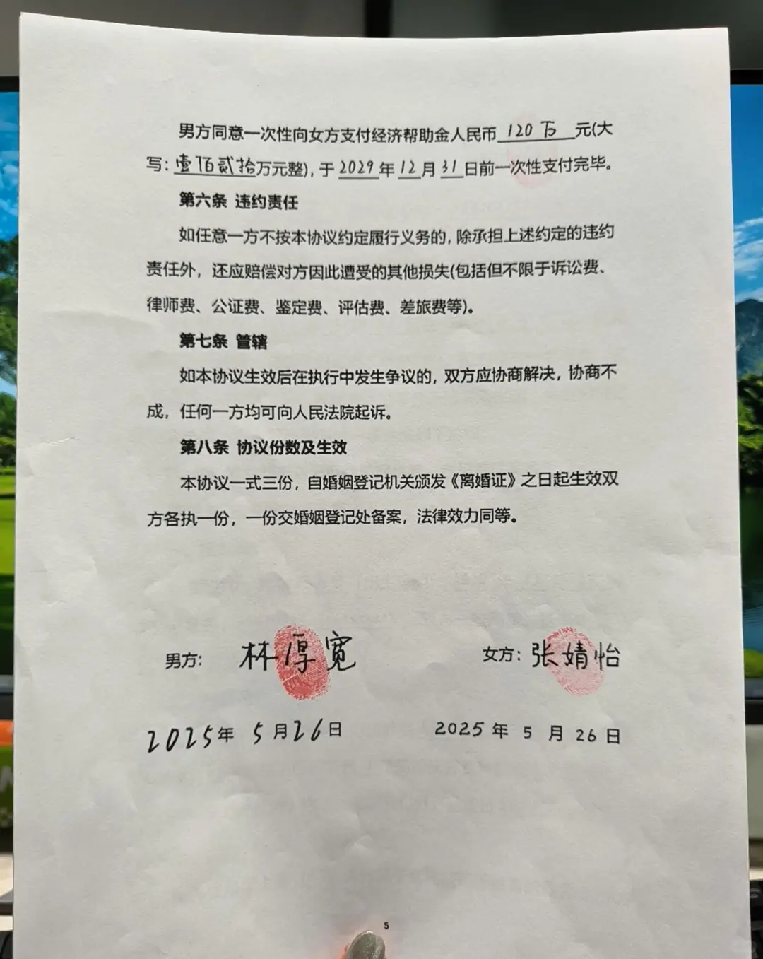 2025离婚协议书，这基本上是完美的版本了