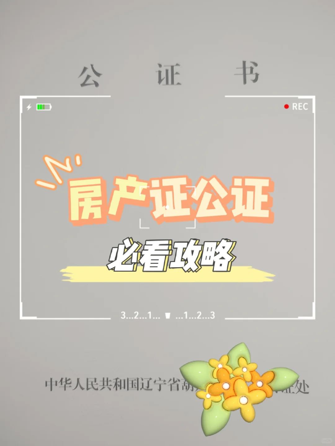 房产证公证必看tips😎