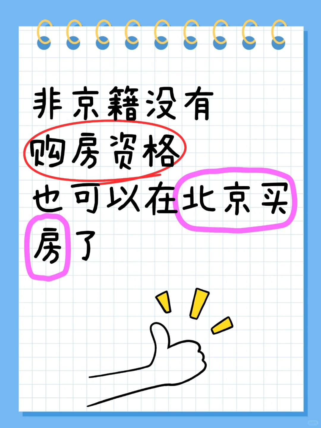 非京籍没有购房资格，也可以在北京买房了❗️