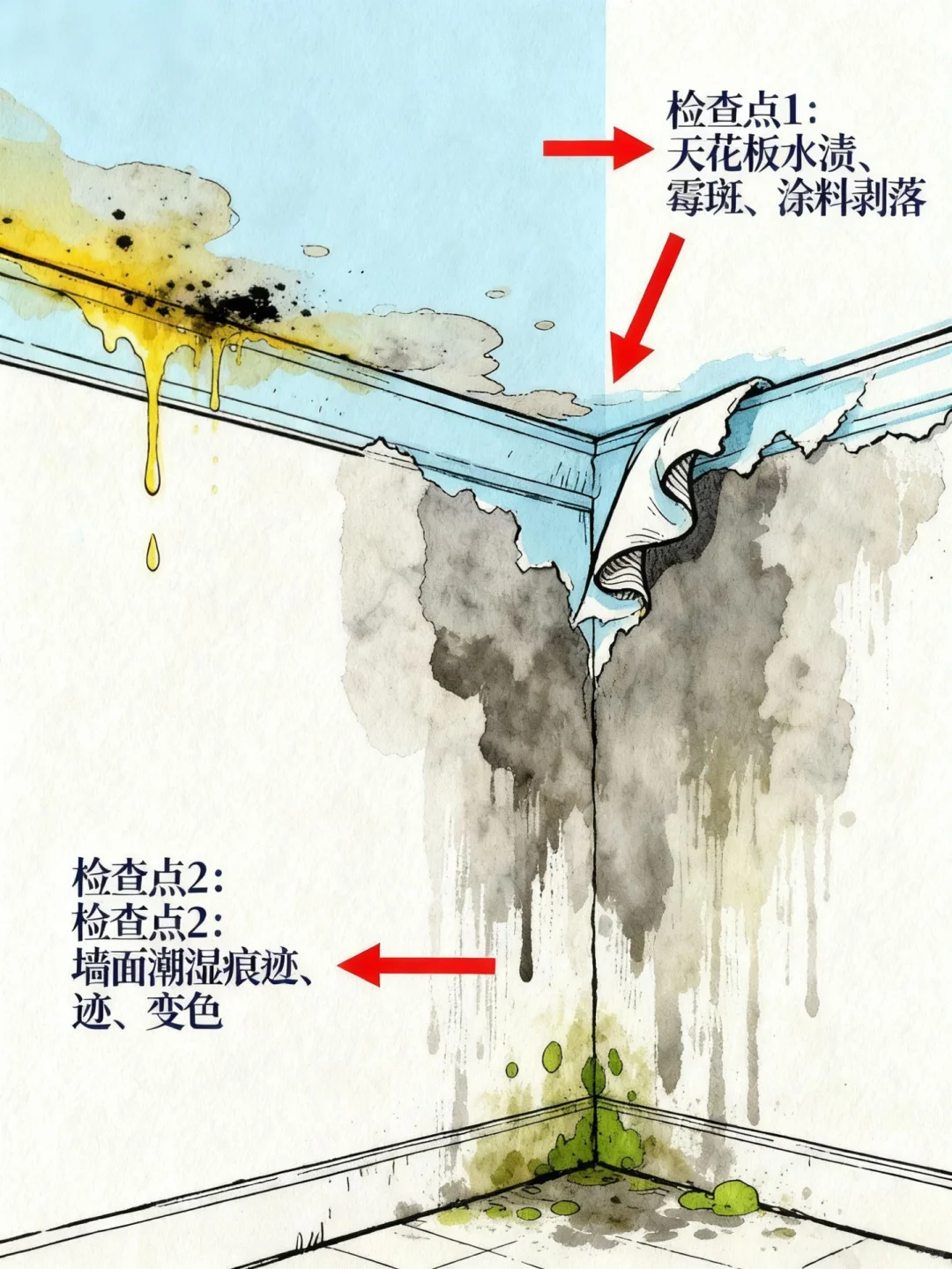 二手房漏水检查干货