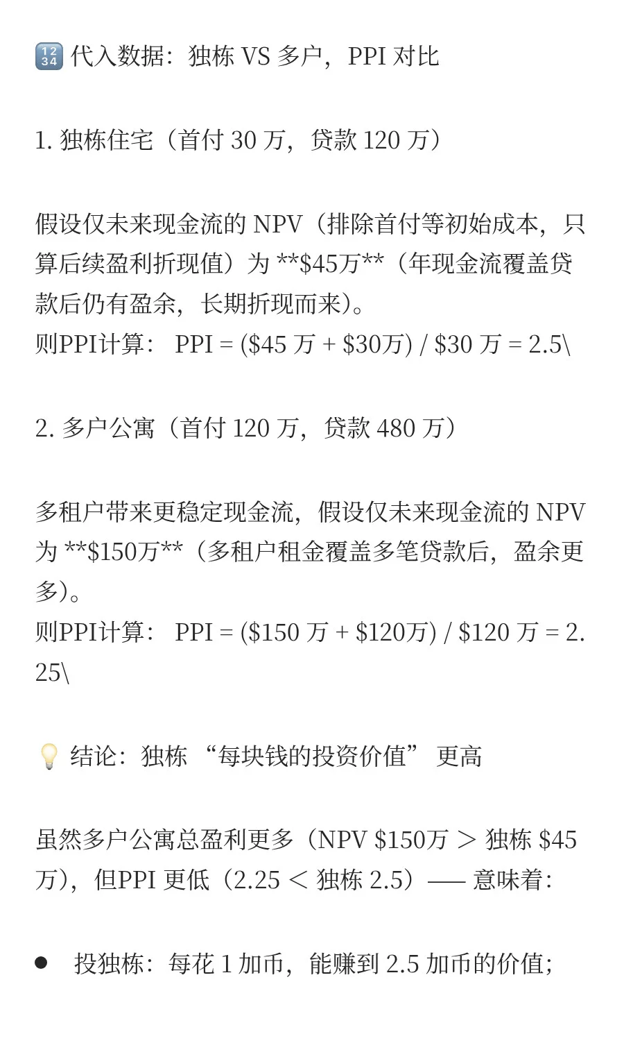 💰加拿大房产投资选筹：PPI 实测！150 万