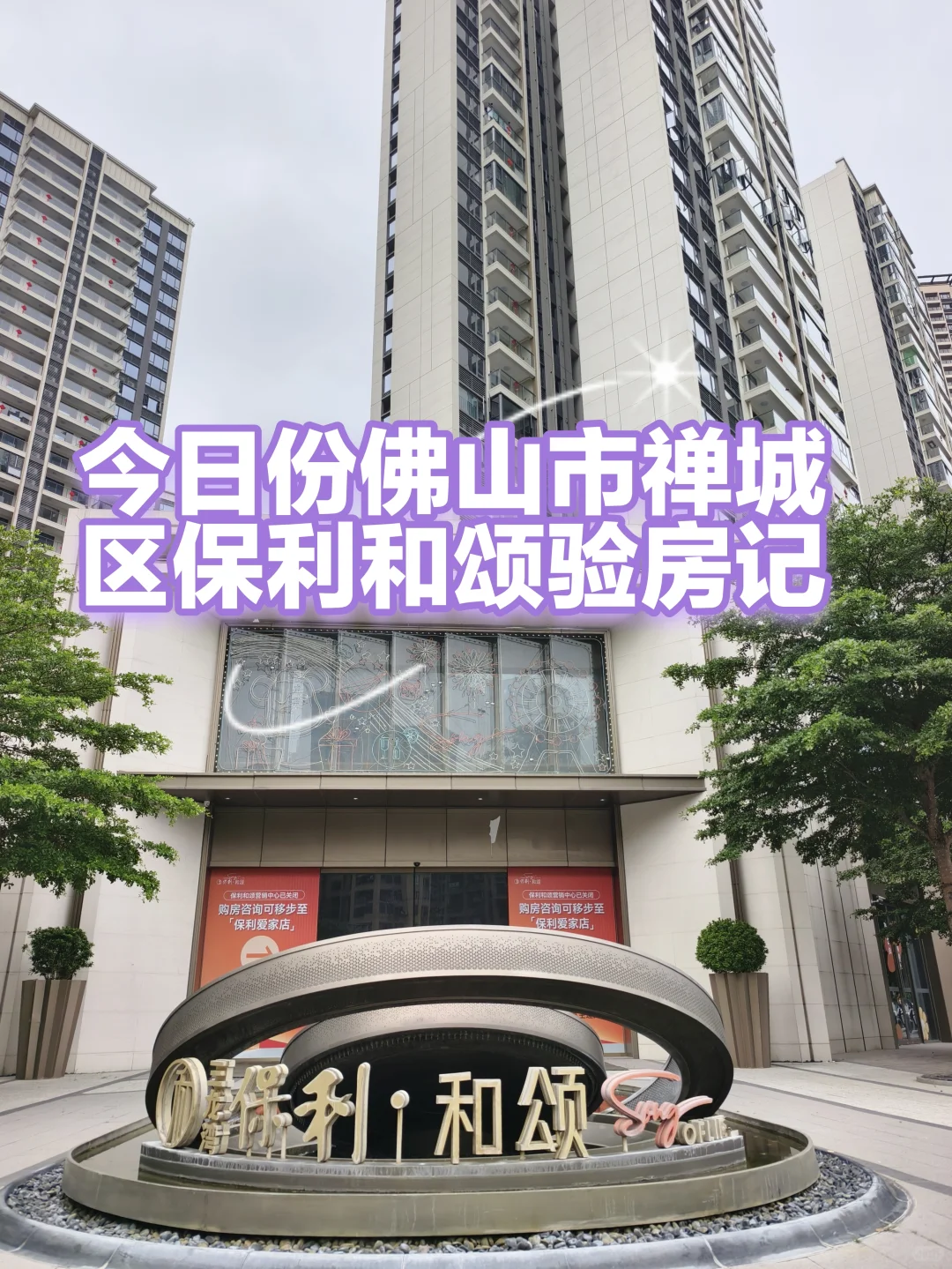 佛山市禅城区保利和颂验房，情况都有如下