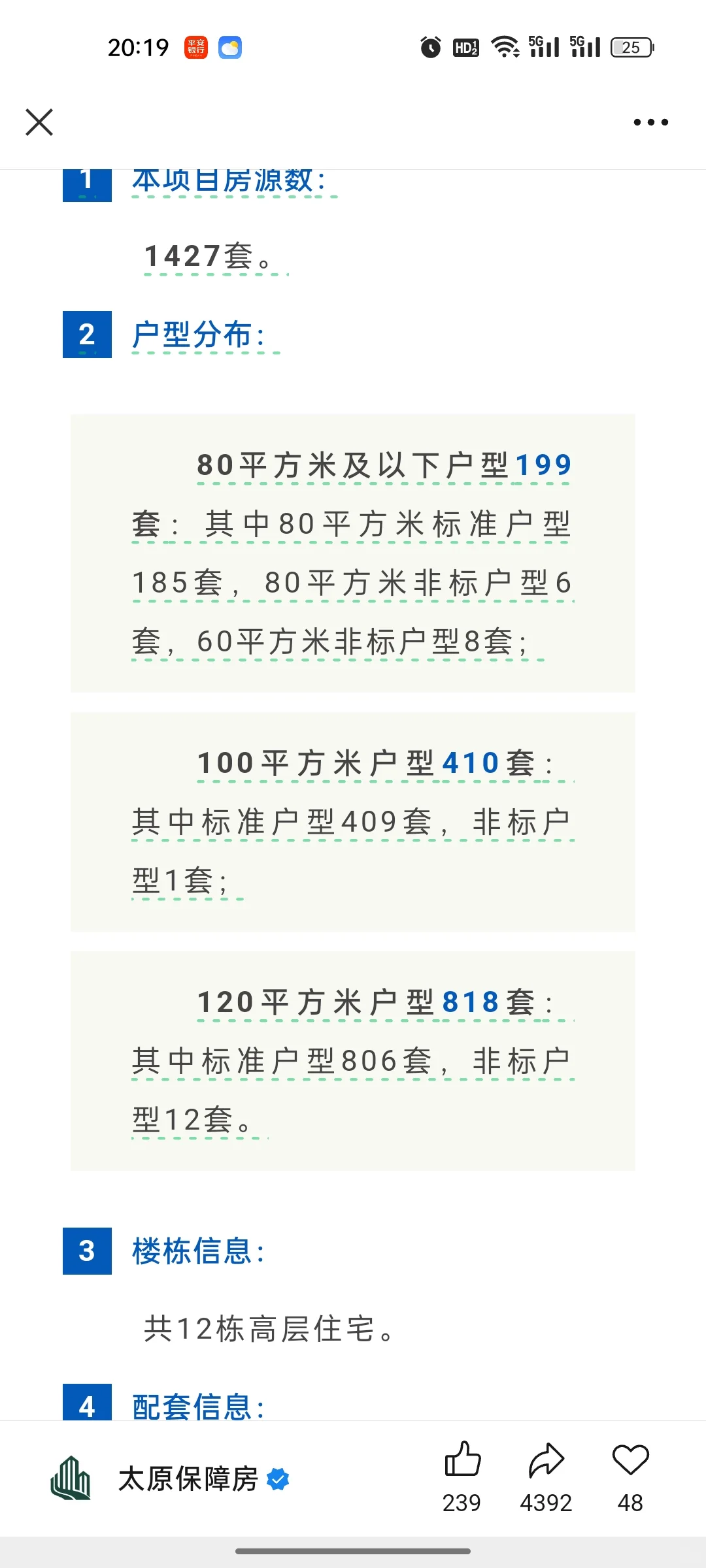 太原保障房最新进展