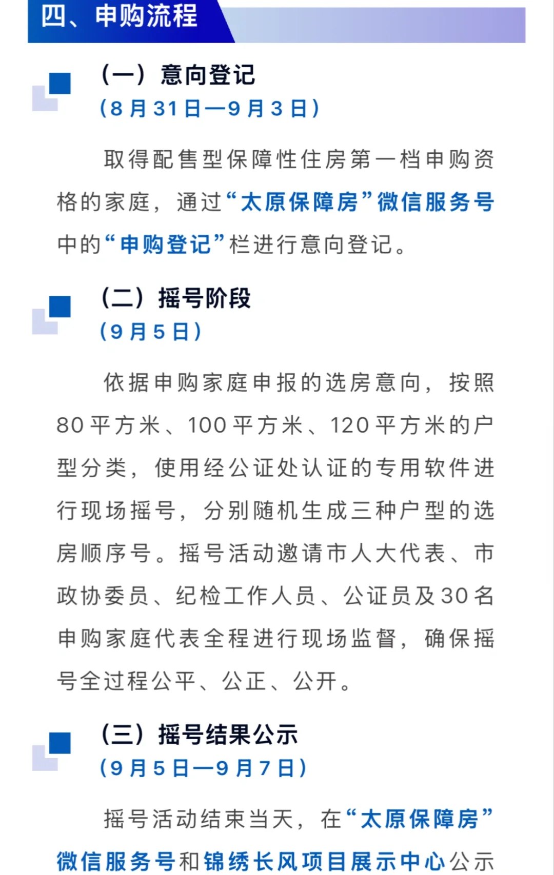 太原保障房可以申购了！