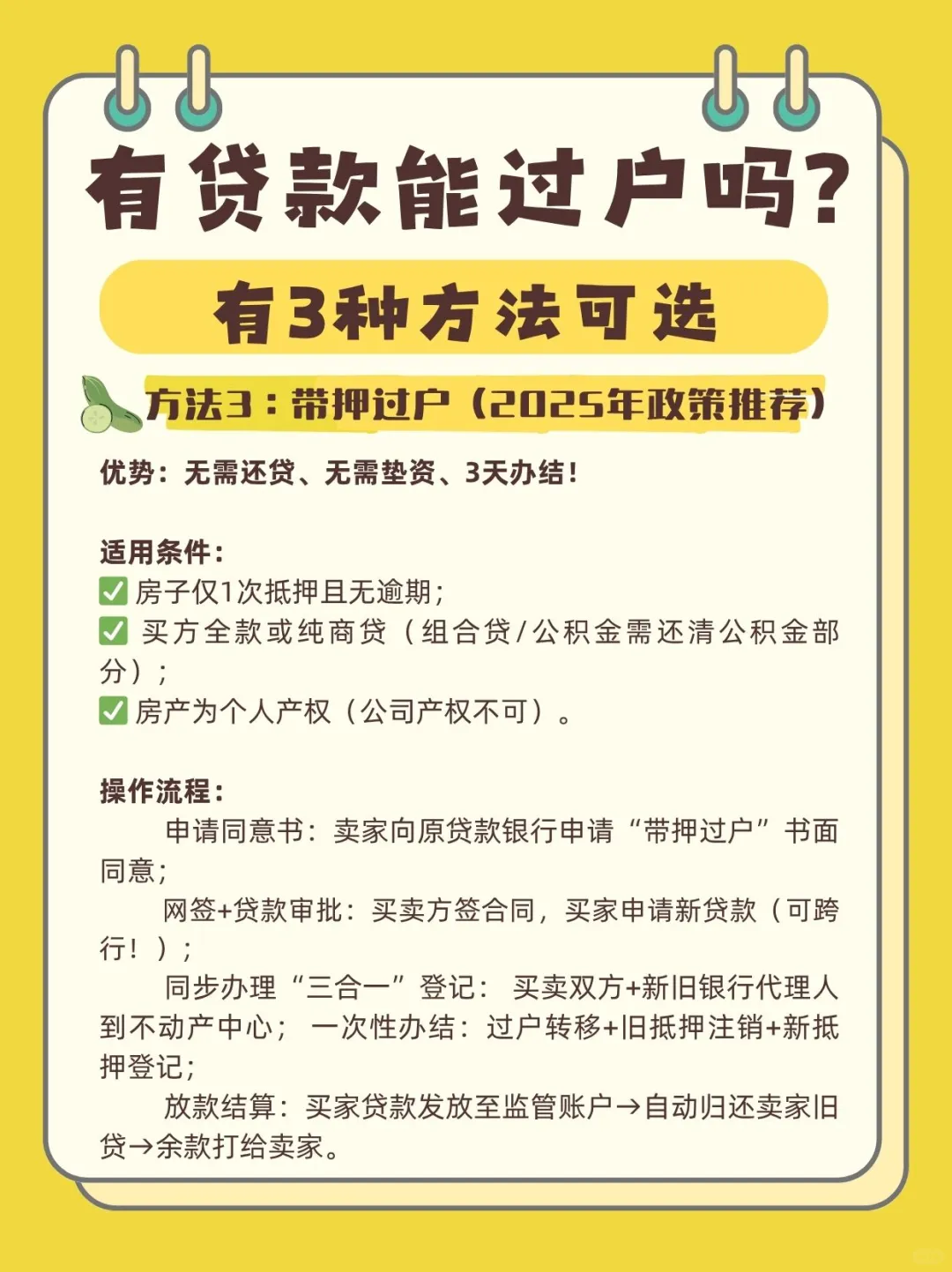 房贷没还清也能过户？！2025新规救我老命！