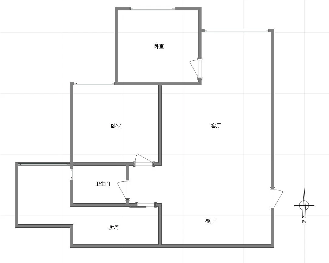 18号线 首付2万70㎡电梯2房34万