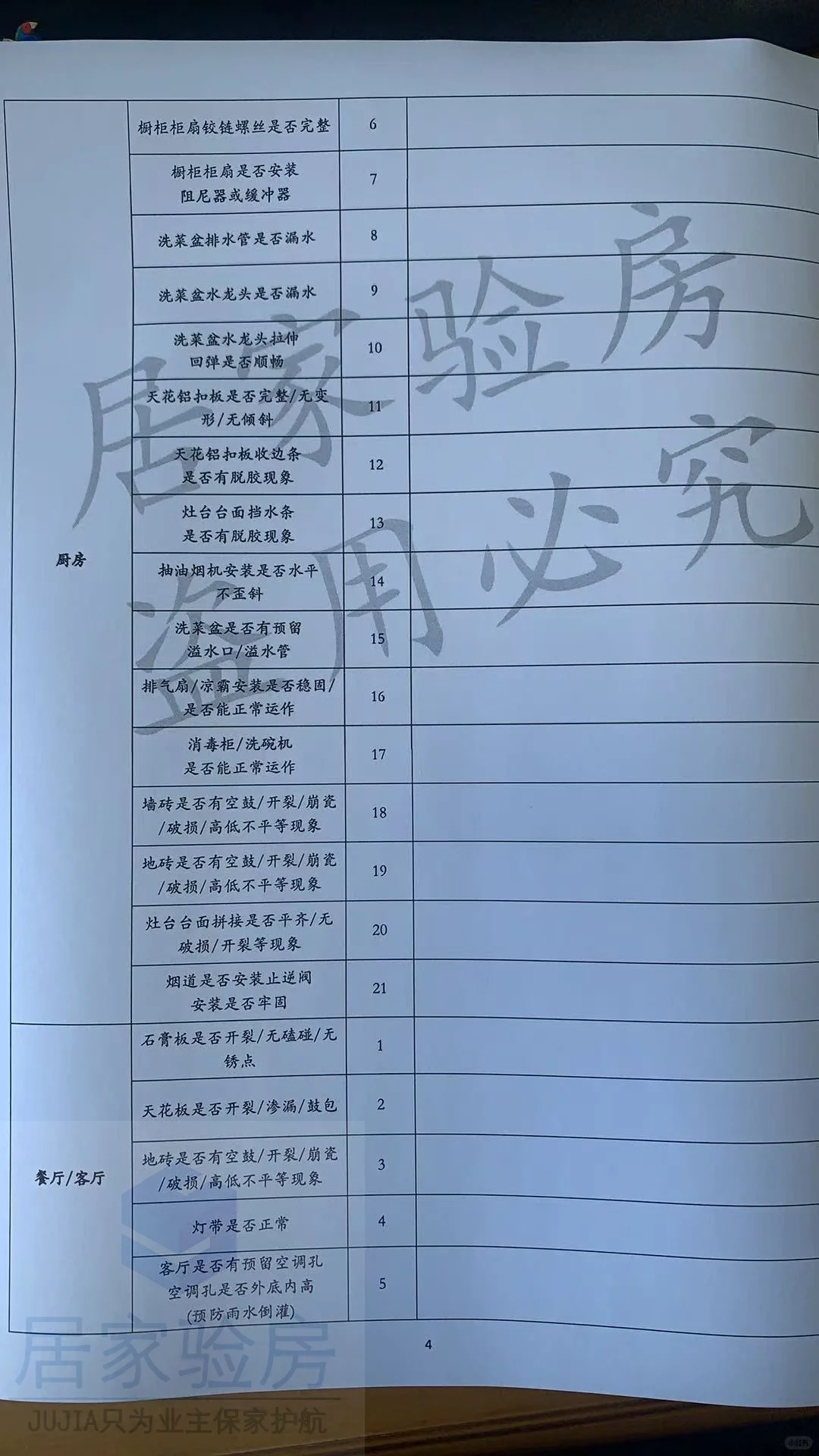 第一次收房需要注意的事项！！！