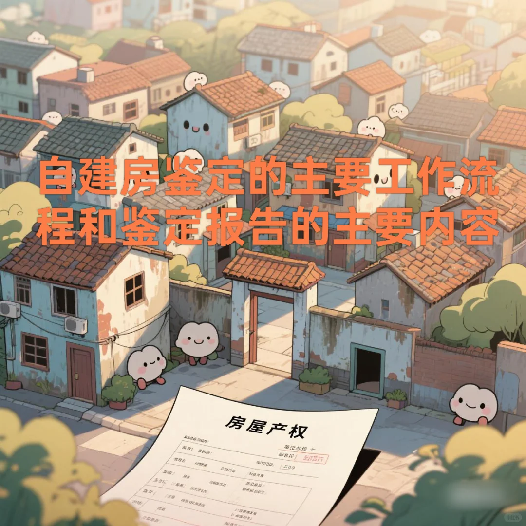 自建房鉴定的工作流程和鉴定报告的主要内容