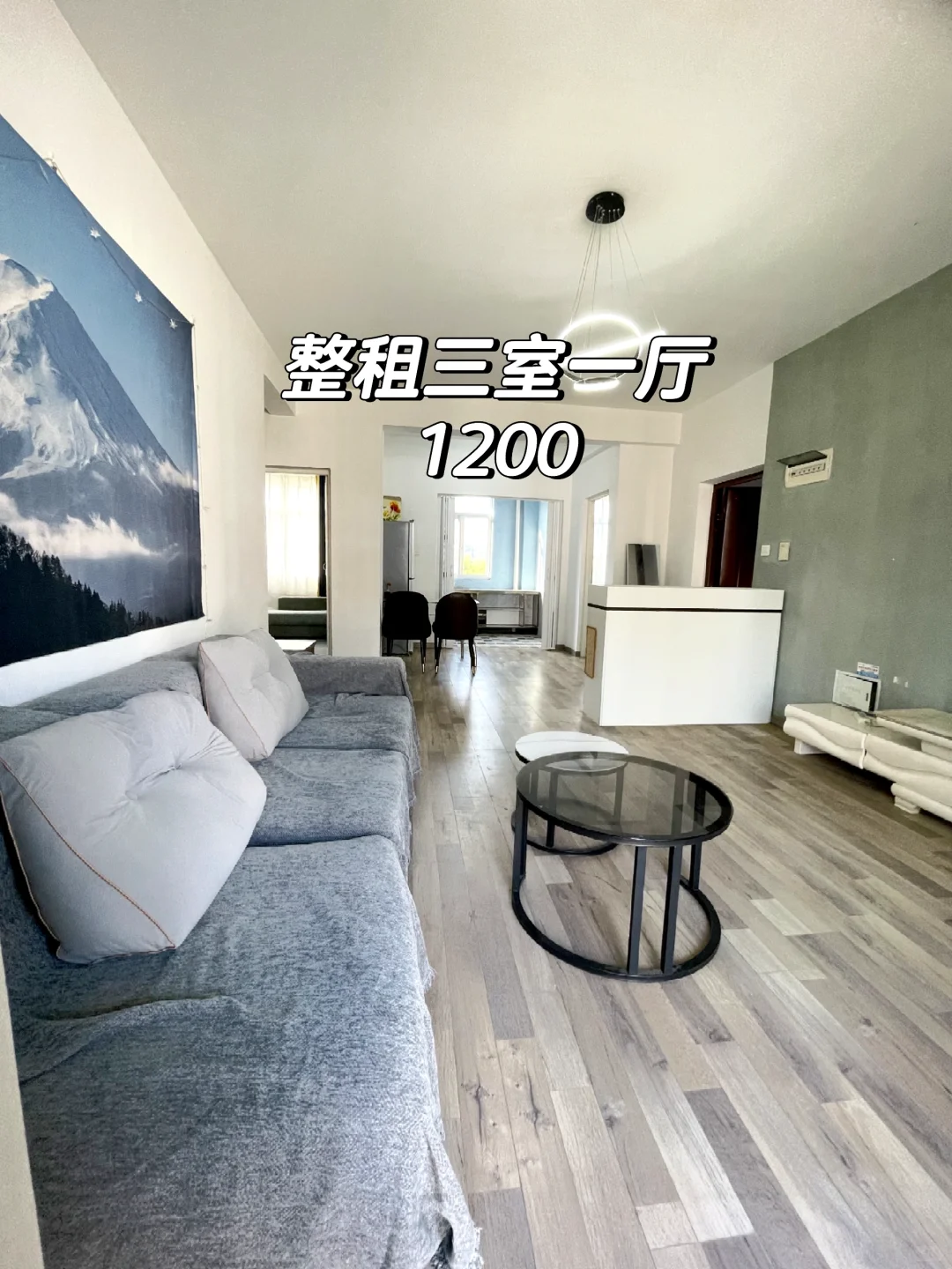 房东直租｜整租三室一厅可月付可养宠物