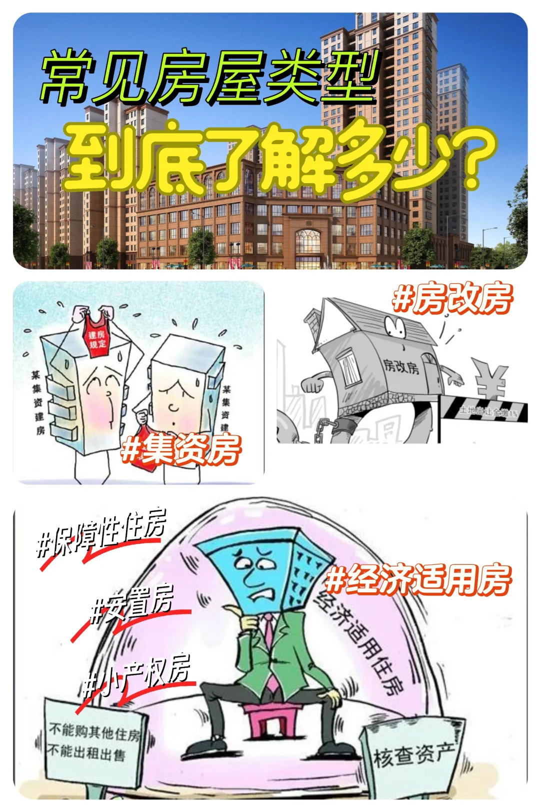 干货分享｜所住房屋类型你清楚吗？